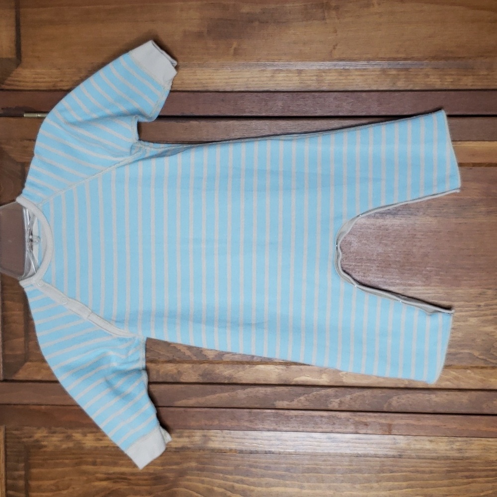 Petit Bateau Stripe One Piece Romper Sz 6M